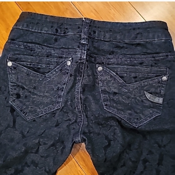 Parasuco Blue Patterned Jeans - Picture 10 of 13